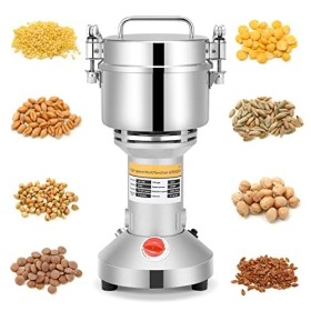 Kotsy 500g Portable Grinder 220V Herb Grain Épice Céréales Broyeur Machine,36000r / min moulin à farine électrique 3 Lames Ma