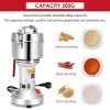 Kotsy 500g Portable Grinder 220V Herb Grain Épice Céréales Broyeur Machine,36000r / min moulin à farine électrique 3 Lames Ma