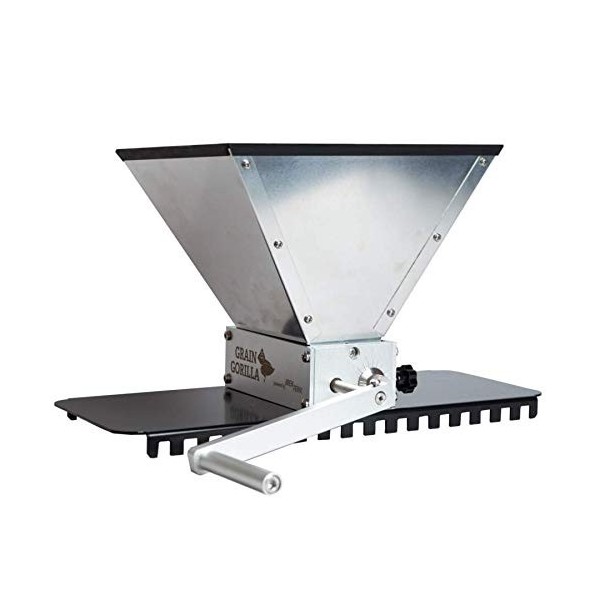 Brewferm® Grain Gorilla Moulin à Malt à Rouleaux Ajustables en INOX