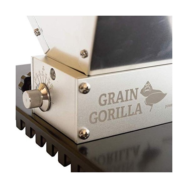 Brewferm® Grain Gorilla Moulin à Malt à Rouleaux Ajustables en INOX