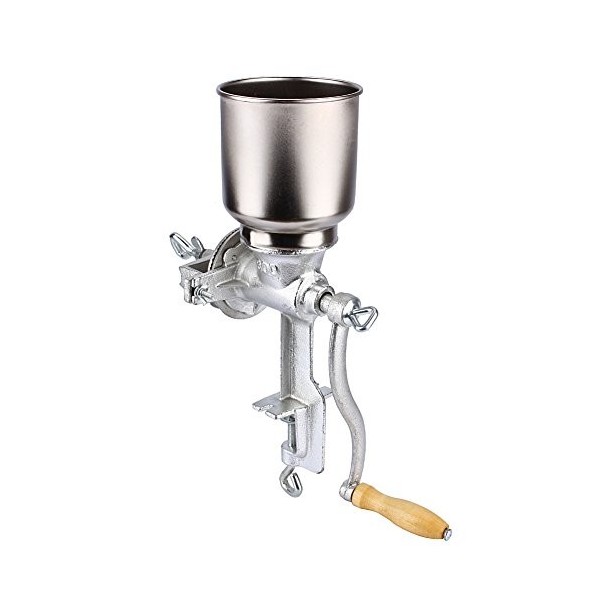 Moulin à Céréales, en Fer Broyeur à Main pour Moudre des Maïs, Grains de Café, Alimentaire Blé, Grains, Avoine etc.