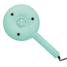 Jocca Crêpière Funny Cooking Turquoise, Diamètre 21 cm, Plaque Antiadhésive, 600W, 3 Températures, Poignée Ergonomique, 2 Fon