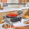 VEVOR Crêpière Électrique 40 cm, Appareil à Crêpes Commercial, Machine à Crêpes Antiadhésive, Plaque Chauffante à Crêpes Plat