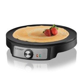 Cloer 6620 Crêpière, pour crêpes sucrées ou salées dun diamètre de 29 cm, 1200 W, revêtement antiadhésif, avec épandeur de p