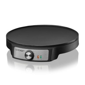 Cloer 6620 Crêpière, pour crêpes sucrées ou salées dun diamètre de 29 cm, 1200 W, revêtement antiadhésif, avec épandeur de p