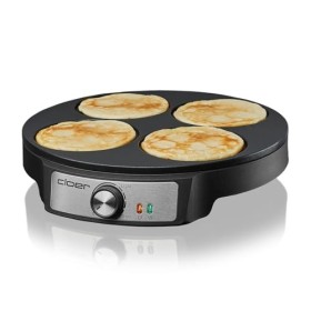 Cloer 6625 Pancake Maker, Mini Pancakes, pour 4 petites pancakes de dun diamètre de 11 cm, 1200 W, revêtement antiadhésif, c