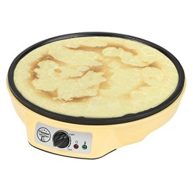 Bestron crêpière electrique, machine a Crepe pour crêpes de Ø 30 cm, y compris distributeur de pâte & spatule à crêpes, avec 
