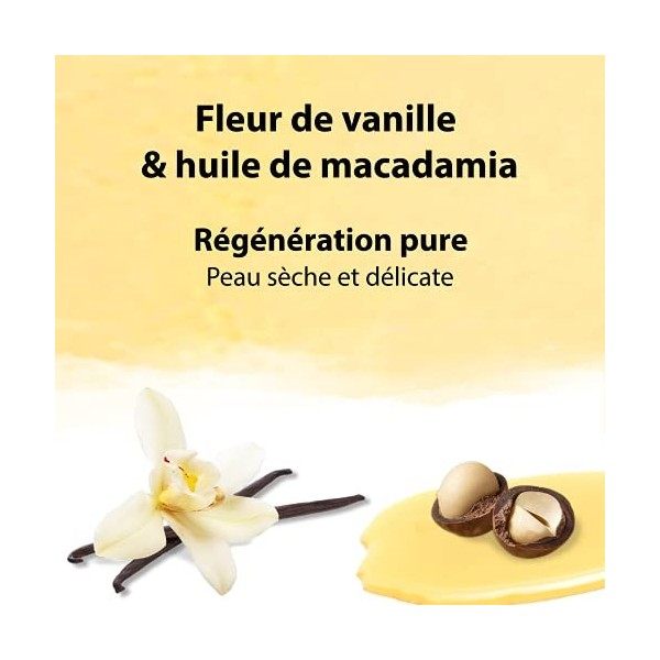 VANDINI Vitality Body Lotion Femme à la fleur de vanille & Huile de macadamia - lotion corps peaux sèches et exigeantes - vég