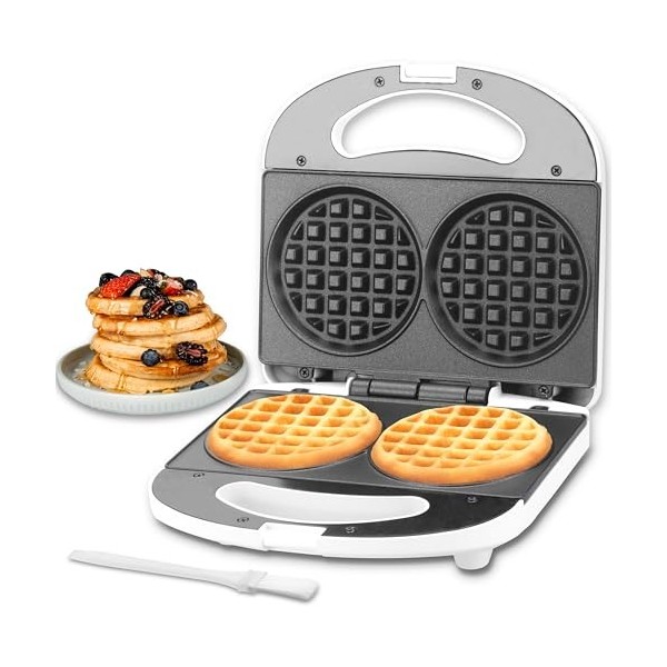 SugarWhisk Mini Crepiere Electrique, Machine a Crepe, Appareil Pancake, Machine a Pancake, idéale pour les crêpes, les biscui