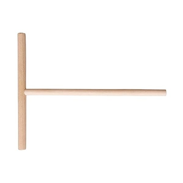 Teemando® Lot de 2 distributeurs à crêpes en bois de hêtre 22 cm - Étaler la pâte - Pour crêpes et jambons palais
