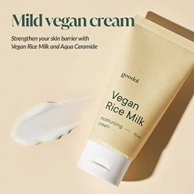 GOODAL Crème hydratante au lait de riz végétalien ㅣK-beauty, extraits de riz coréen, beauté coréenne