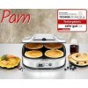 Rommelsbacher Pancake Maker PC 1800, 4 plaques de Cuisson de 13,5 cm de diamètre, revêtement antiadhésif, minuterie de 15 Min