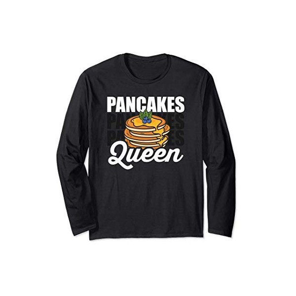 Crêpes Cadeau de la reine des amoureux Crêpes Cadeaux Manche Longue