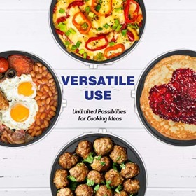 StarBlue Crepiere Electrique De 30,5 Cm, Avec Livre De Recettes Inclus, Et Spatule En Bois, 220-240 V Ca, 50/60 Hz, 1000 W, P