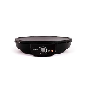 Livoo DOP196 Crêpière Électrique ⌀30 cm | Appareil à Crêpes Anti-adhésif | 1000W