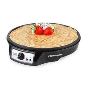 Orbegozo Cm 2360 - Crêpière électrique, surface antiadhésive de 30 cm de diamètre, température réglable, 1000 W