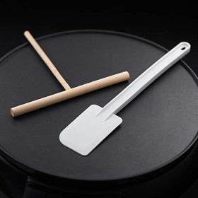 Russell Hobbs Crêpière électrique [Ø30cm - Familiale] Fiesta plaque antiadhésive, spatule et répartiteur incl., idéal pour p