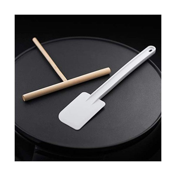 Russell Hobbs Crêpière électrique [Ø30cm - Familiale] Fiesta plaque antiadhésive, spatule et répartiteur incl., idéal pour p