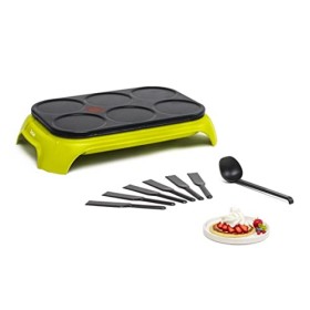 Tefal Crêpière électrique, 1000 W, Surface antiadhésive, Fonction Thermospot, Crêpes, Pancakes, Fabriqué en France, CrepPart