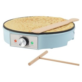 Petra PT6223BLVDE Crêpe Maker – plaque chauffante électrique à crêpes, surface de cuisson antiadhésive, grande plaque de 30 c
