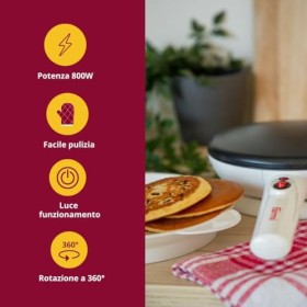 Girmi ts3600 Crêpière, blanc