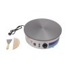 Crêpière, 220V SX-450P 45 cm Plaque Crêpière, Professionnelle Crêpière Pour crêpes, pancakes, omelettes, jambon palaté