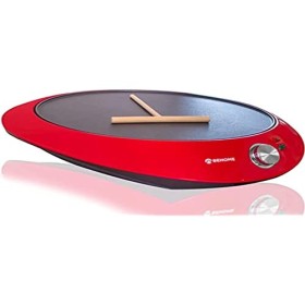 BEHOME Crêpière électrique Antiadhésif |Appareil à crêpes 30 cm plaque | Crepes Maker spatule à pâte incluse