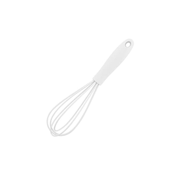 Harilla Main Silicone Fouet Ustensile Cuisine avec Poignée Souple Antiadhésif Fouet Mélangeur Non Scratch Egg Beater pour Far
