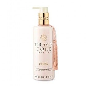 Grace Cole Ginger Lily & Mandarin Hand & Body Lotion, Moisturising and Nourishing, Vegan and Cruelty Free 300ml