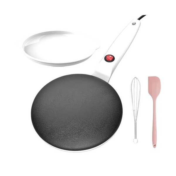 Crêpière Électrique,Crêpière Électrique | Machine à crêpes antiadhésive | Crêpière électrique instantanée antiadhésive, 7.8 p