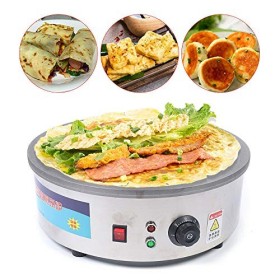 Appareil à crêpes professionnel 2800 W - Qualité supérieure - 45 cm