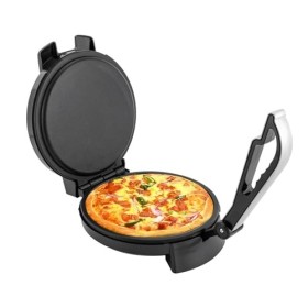 Presse à tortilla 26 cm en fonte Roti Maker en fonte Roti Press Machine à tortilla pour crêpes, pancakes, omelettes, jambon p