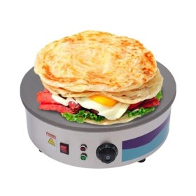 2800w 45cm commercial professionnel en acier inoxydable crepes plaque Crêpes Maker Crêpes Party Plaque de Cuisson Antiadhésiv