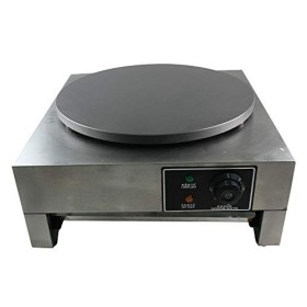 Machine à Crêpière Appareil a Crepe 3000W Commerciale 40CM Crêpière Electrique en Ronde Multi Usage Crêpes Pancakes Omelettes