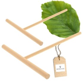 HOFMEISTER® Lot de 2 distributeurs de pâte pour crêpes, galettes et crêpes, 22 cm, répartit la pâte très fine et uniforme, pa