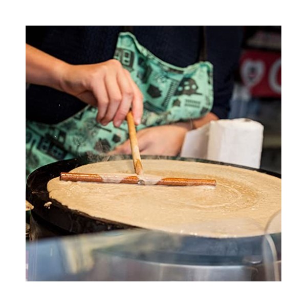 HOFMEISTER® Lot de 2 distributeurs de pâte pour crêpes, galettes et crêpes, 22 cm, répartit la pâte très fine et uniforme, pa