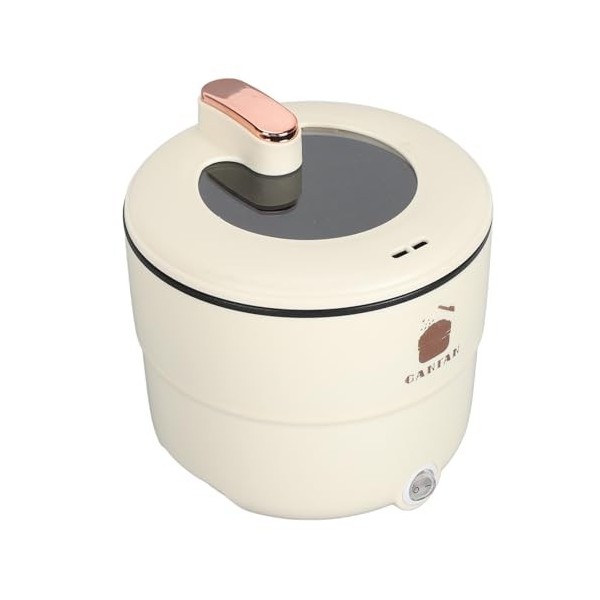 Cuiseur à Riz électrique, Petit Cuiseur à Riz Antiadhésif 1,8 L, Cuiseur à Riz Portable 300 W One Touch pour 1 à 2 Personnes,