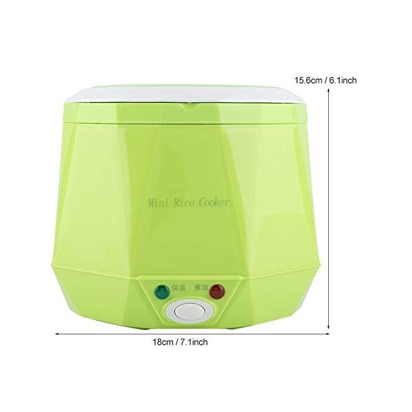 Cuiseur de riz électrique multifonctionnel portatif de 1.6L 24V petit cuiseur de vapeur pour la voiture de camion extérieure
