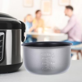 Housoutil Mini cuiseur à riz intérieur en acier inoxydable - Pot de rechange pour cuiseur à riz avec cuillère à riz en option