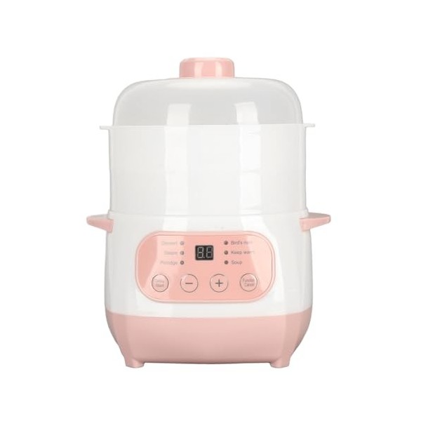 Marmite électrique, Cuiseur à Riz électrique 1 L avec Marmite Intérieure en Céramique pour Bouillie, Soupe, Riz, Rendez-vous,