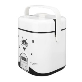 Mini Cuiseur à Riz 24 V, Petit Cuiseur à Riz de Voyage Portable de 1,2 L pour Voiture/Camion, Petit Cuiseur à Riz, Cuiseur à 