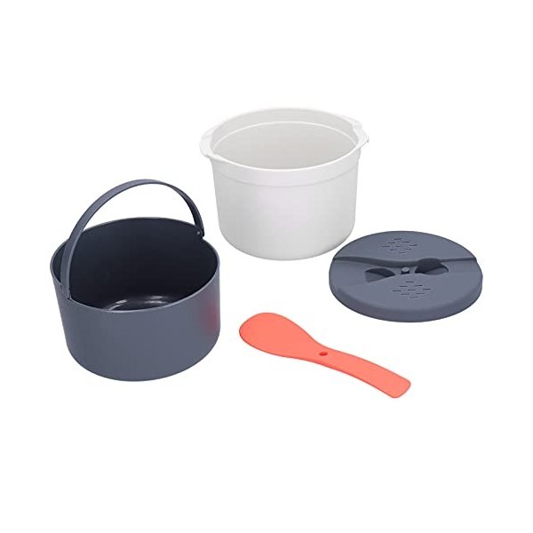 XIASABA petit cuiseur à riz batterie de cuisine à micro-ondes 19 × 19 × 14 four à micro-ondes domestique cuiseur à riz riz à 