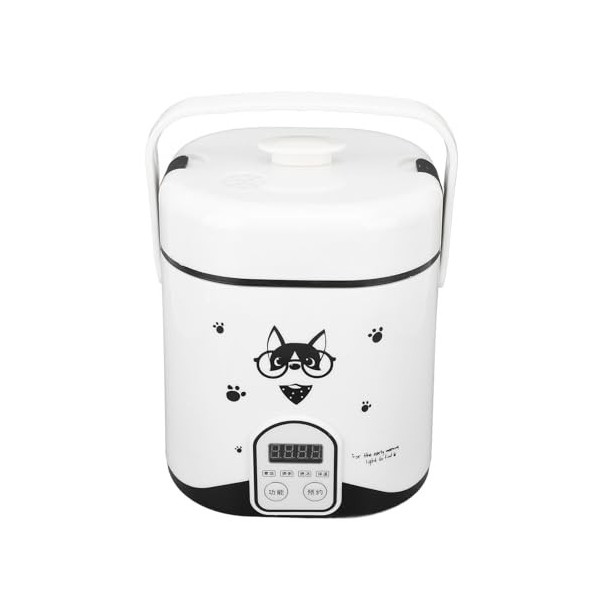 Cuiseur à Riz pour Voiture, Mini Cuiseur à Riz 1,2 L 24 V 180 W, Boîte à Déjeuner électrique, Voyage, Petit Pot Antiadhésif A