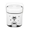 Cuiseur à Riz pour Voiture, Mini Cuiseur à Riz 1,2 L 24 V 180 W, Boîte à Déjeuner électrique, Voyage, Petit Pot Antiadhésif A