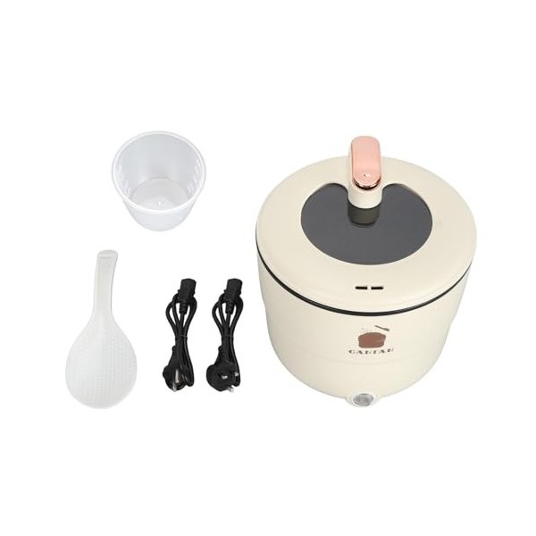 Cuiseur à Riz électrique Antiadhésif 1,8 L, Double Couche de Protection Anti-brûlure, Multifonctionnel pour Ragoût et Cuisson