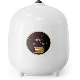 Bear Cuiseur à riz 2 tasses non cuit, petit cuiseur de riz 1.2L avec revêtement antiadhésif, sans BPA, mini cuiseur à riz por