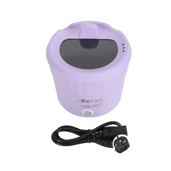 Mini Marmite électrique 450 W, Cuiseur de Nouilles Rapide pour Ramen, œufs, Pâtes, 1,2 L, Antiadhésif, Violet Prise UE 220V