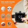 MOOSUM Cuiseur de Riz 0.6L - 3CUP & Commande à Un Bouton, 0,6L - 3CUP, Pour 1-3 Personnes, Préparation Rapide Sans Brûler - A
