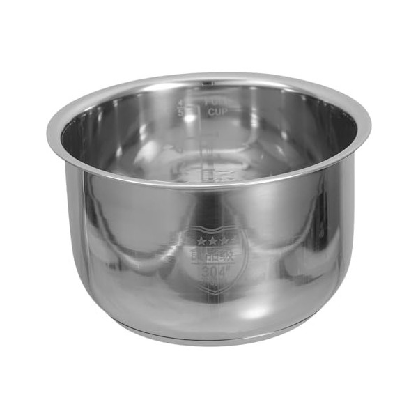 MAGICLULU Doublure de cuiseur à Riz Stainless Steel inoxlm Bol mélangeur de Cuisine récipient de revêtement de Batterie de Cu