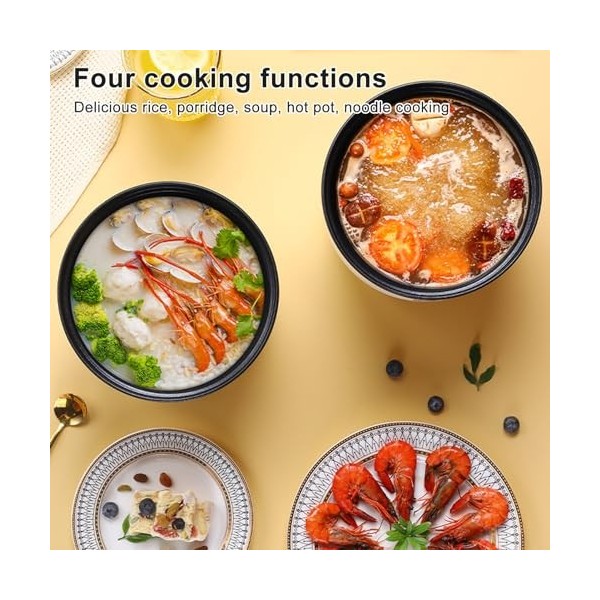 Cuiseur à Riz électrique, Cuiseur à Riz 1,8 L Double Couche pour Ragoût Prise UE